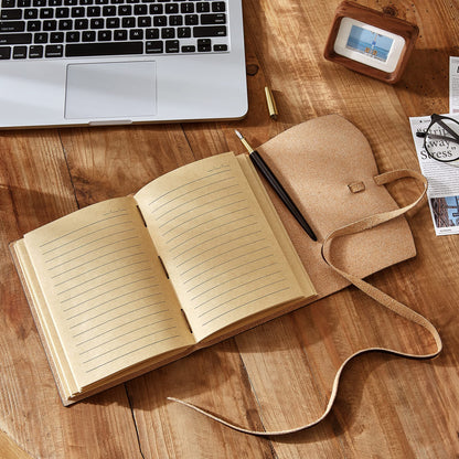 Optima Premium Leather Journal Notebook - Genuine Writing Journal