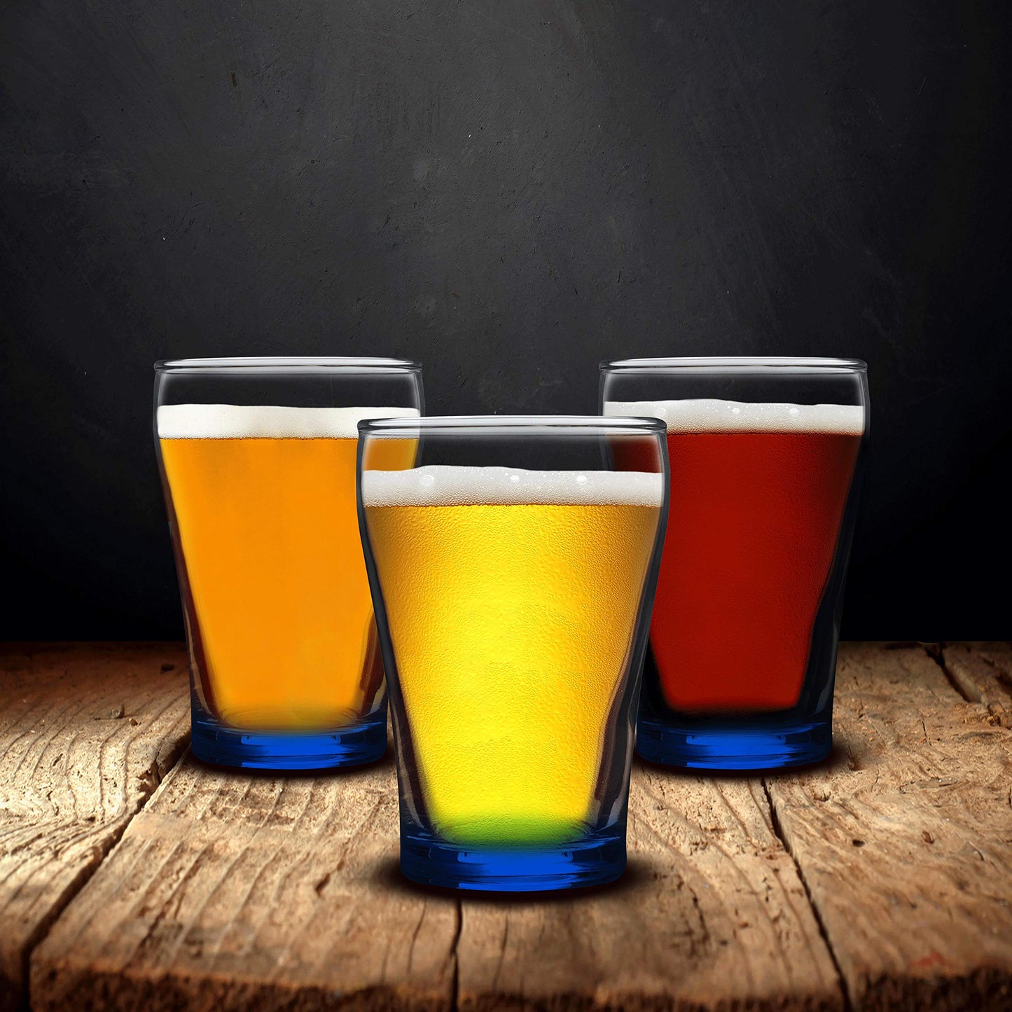 Optima Premium Beer Tasting Glass Set - 10 x 5.5 oz. Samplers