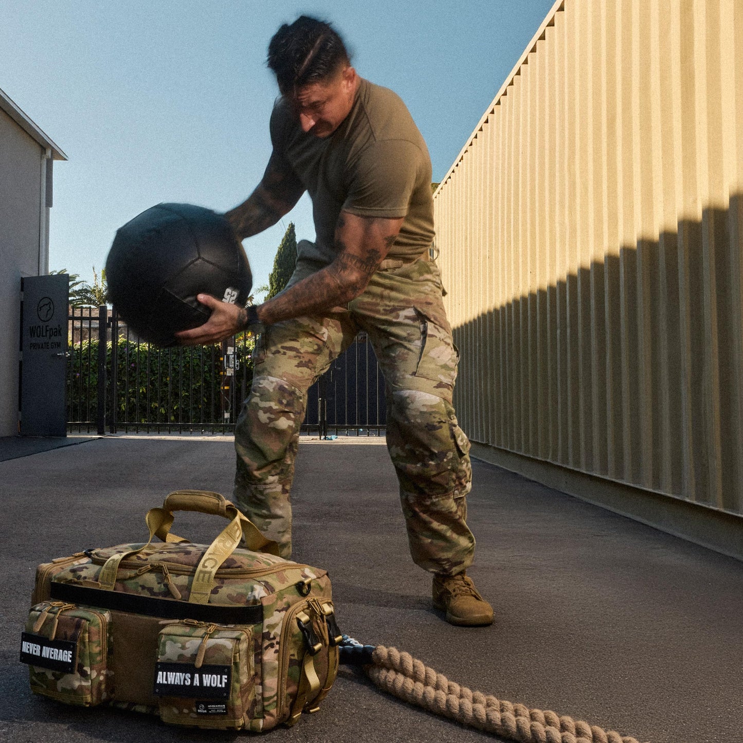 Optima Tactical 30L Duffle Bag - Waterproof with Shoe Compartment