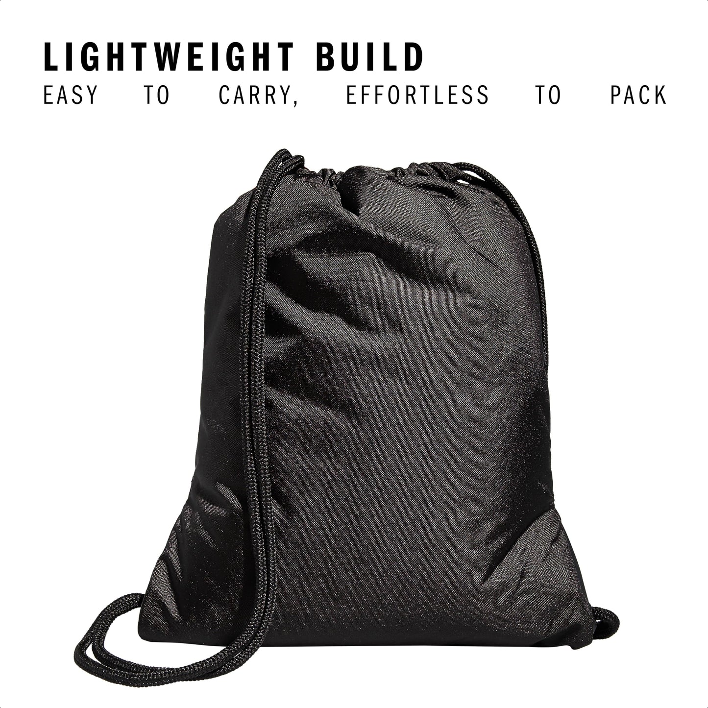 Optima Premium Sackpack - 18 x 13.75-Inch, Durable Black Design