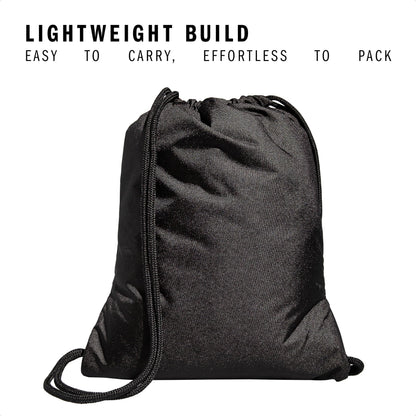 Optima Premium Sackpack - 18 x 13.75-Inch, Durable Black Design