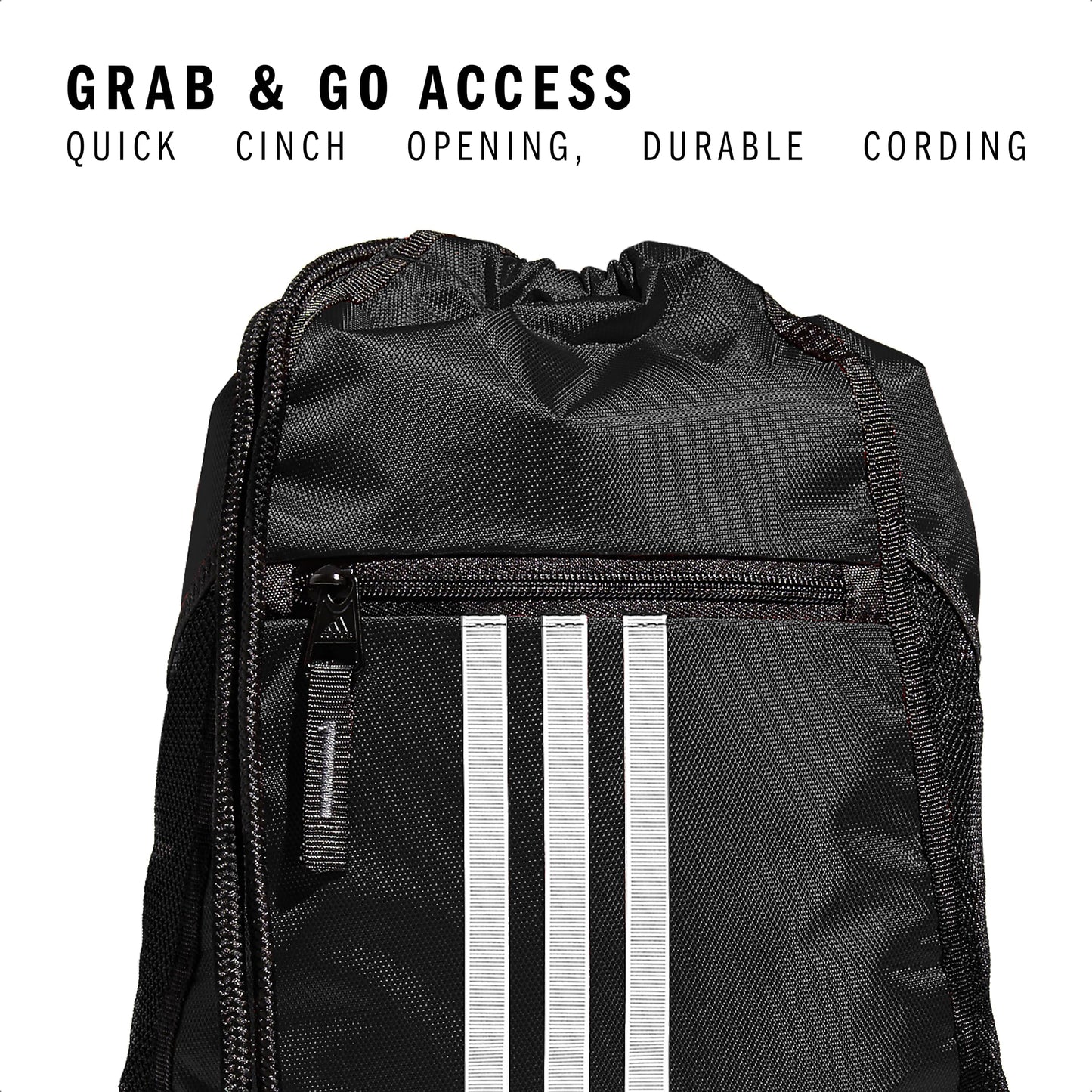 Optima Premium Sackpack - 18 x 13.75-Inch, Durable Black Design