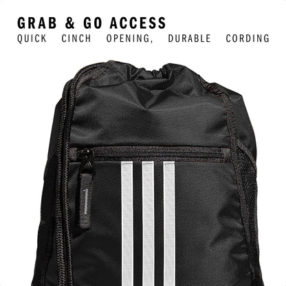 Optima Premium Sackpack - 18 x 13.75-Inch, Durable Black Design