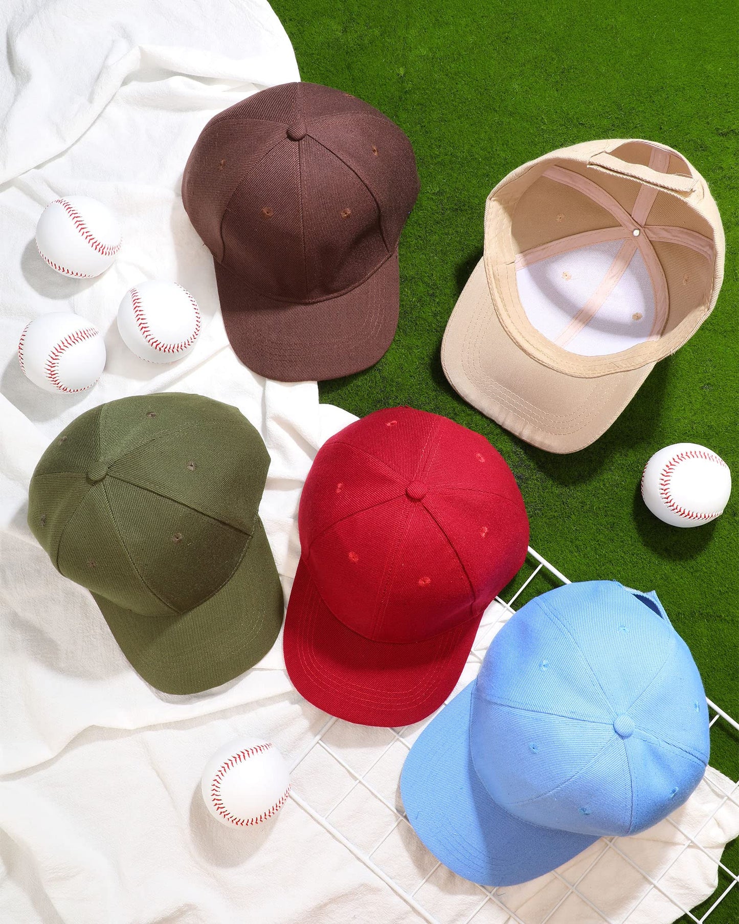 Optima Premium Adjustable Baseball Cap - 36 Pack Sublimation Hats