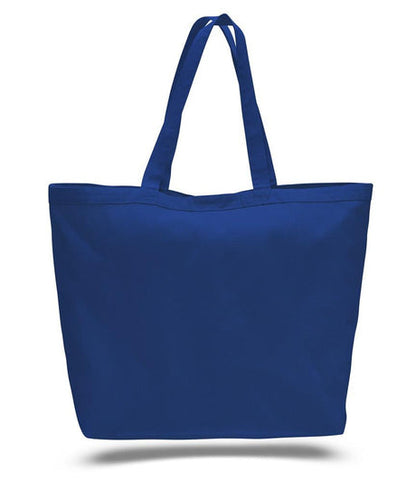Extra-Large Heavy Canvas Tote Bags with Hook and Loop Closure Optima