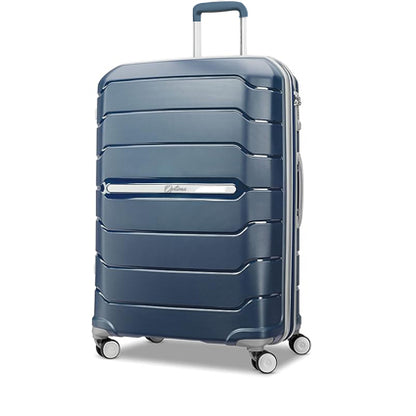 Optima Zenith Hardside Expandable with Double Spinner Wheels, Carry-On 24-Inch, Blue