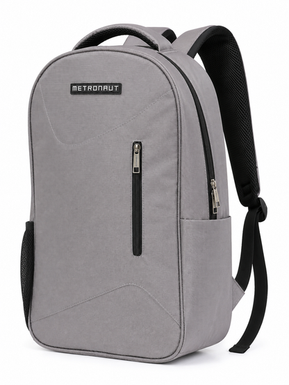 Premium Grey Laptop Backpack 15.6 inch – Water Resistant Office & College Bag | Wholesale Stock Lot (MOQ 25 Pieces)
