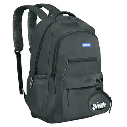 Clouds Love School Bag|Tuition Bag|College Backpack|ForGirls&Women|Waterproof Bag (Dark Grey) Optima