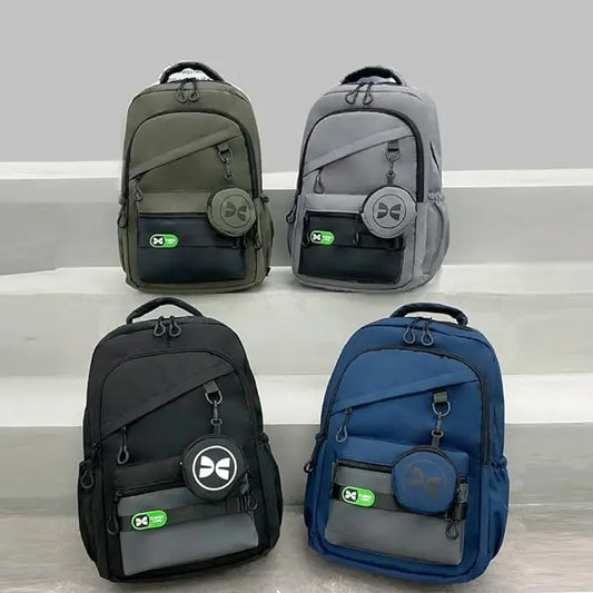 Clouds Love Stylish & Trendy Water Resistant High Storage School Collage Travel Backpack(Blue) Bag for Boys & Girls(Grey) Optima