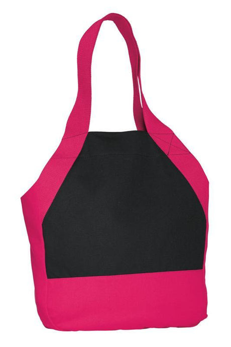 On-the-Go Cotton Canvas Tote Bag with Magnet Snaps Closure Optima