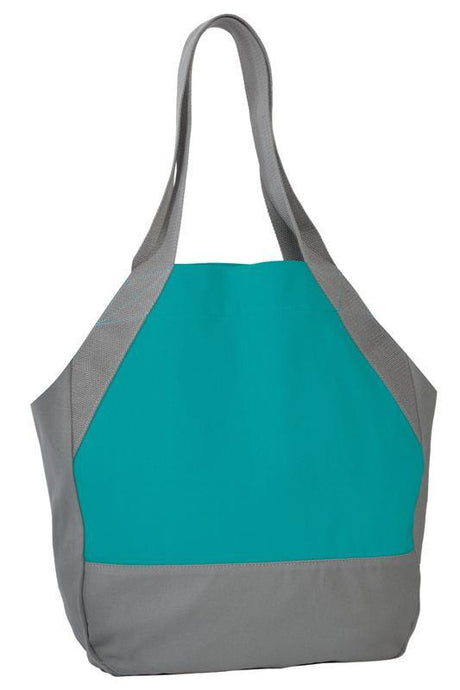 On-the-Go Cotton Canvas Tote Bag with Magnet Snaps Closure Optima
