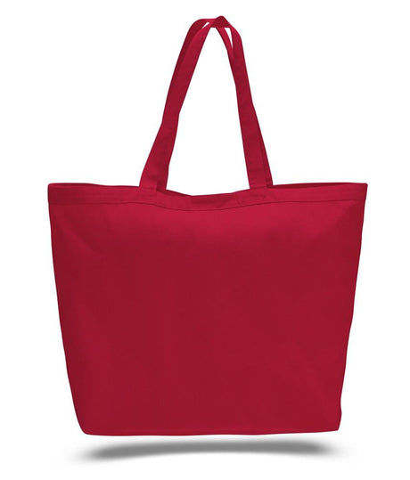 Extra-Large Heavy Canvas Tote Bags with Hook and Loop Closure Optima