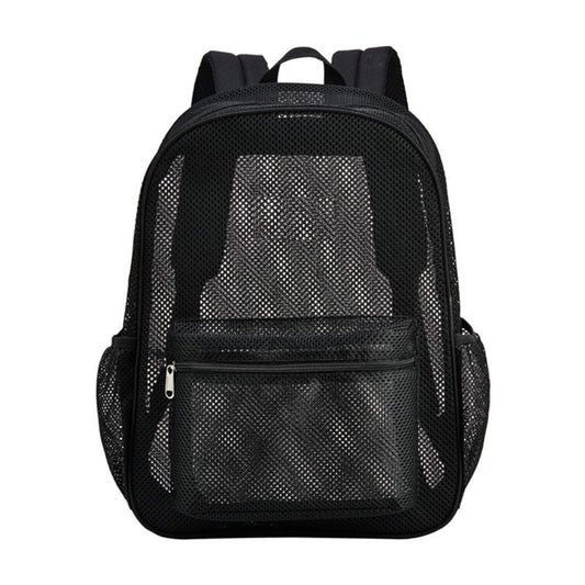 High Load-bearing Mesh Backpack Transparent And Simple