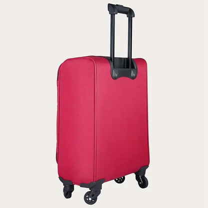 Optima Pasha Softside Expandable Roller Luggage, Red, Carry-On 21-Inch Optima