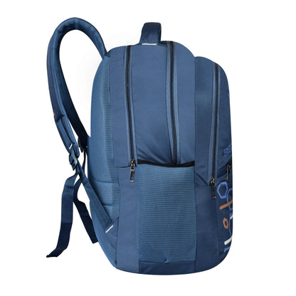 Optima College Backpack with Front Organizer and Spacious Interiors for Men & Women - Blue Optima