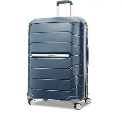 Optima Zenith Hardside Expandable with Double Spinner Wheels, Carry-On 28-Inch, Blue Optima