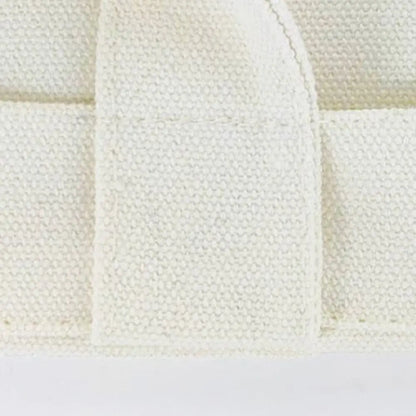 Beige Black Tote Bag Creative Solid Color Canvas Handhold Bag DIY Large Capacity Canvas Handbag Shopping
