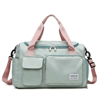 Travel Bag Large Capacity Weekender Carry On Duffle Bags with Shoe Compartment Sports Fitness Bags for Women Shoulder Bag