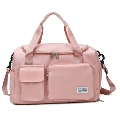Travel Bag Large Capacity Weekender Carry On Duffle Bags with Shoe Compartment Sports Fitness Bags for Women Shoulder Bag
