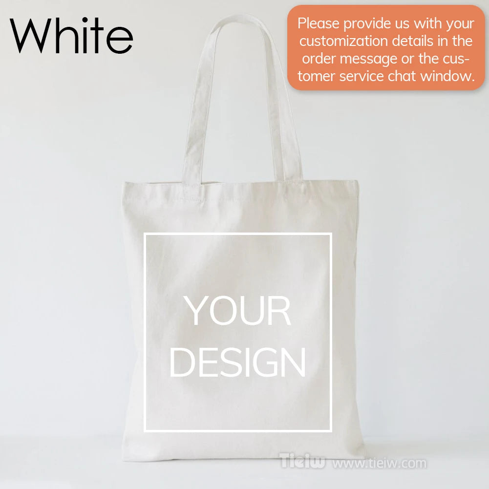 Custom Tote Bag With Name And Heart Personalized Canvas Shopping Bag Eco-Friendly Gift For Bridesmaid Wedding And Birthday