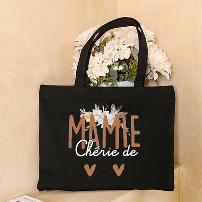 Thank You Grandma for All These Magical Moments Printed Women Tote Bag Canvas Shopping Bags Female Shoulder Bag Gift for Mamie