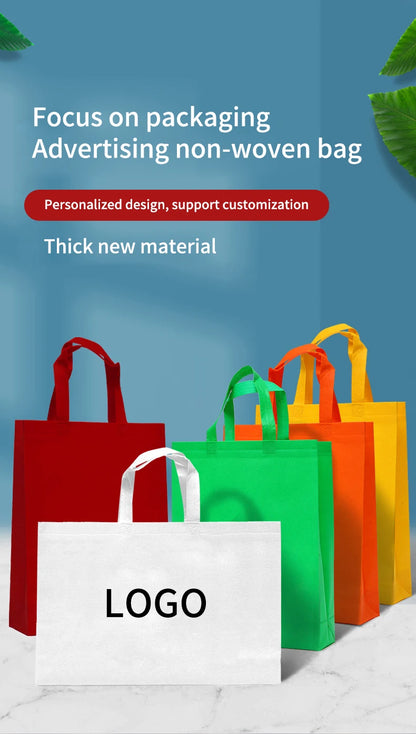 Non-woven Tote Bag Shopping Bag For Promotion And Advertisement 10/20 Pcs Wholesale Custom Logo/Printing fee not included