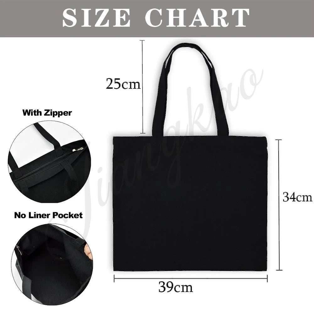 Super Atsem Maitresse Printed Tote Bag Teacher Life Shopping Bags Travel Handbags Teacher's Day Graduate Thanks Gift for Teacher