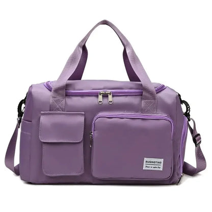 Travel Bag Large Capacity Weekender Carry On Duffle Bags with Shoe Compartment Sports Fitness Bags for Women Shoulder Bag