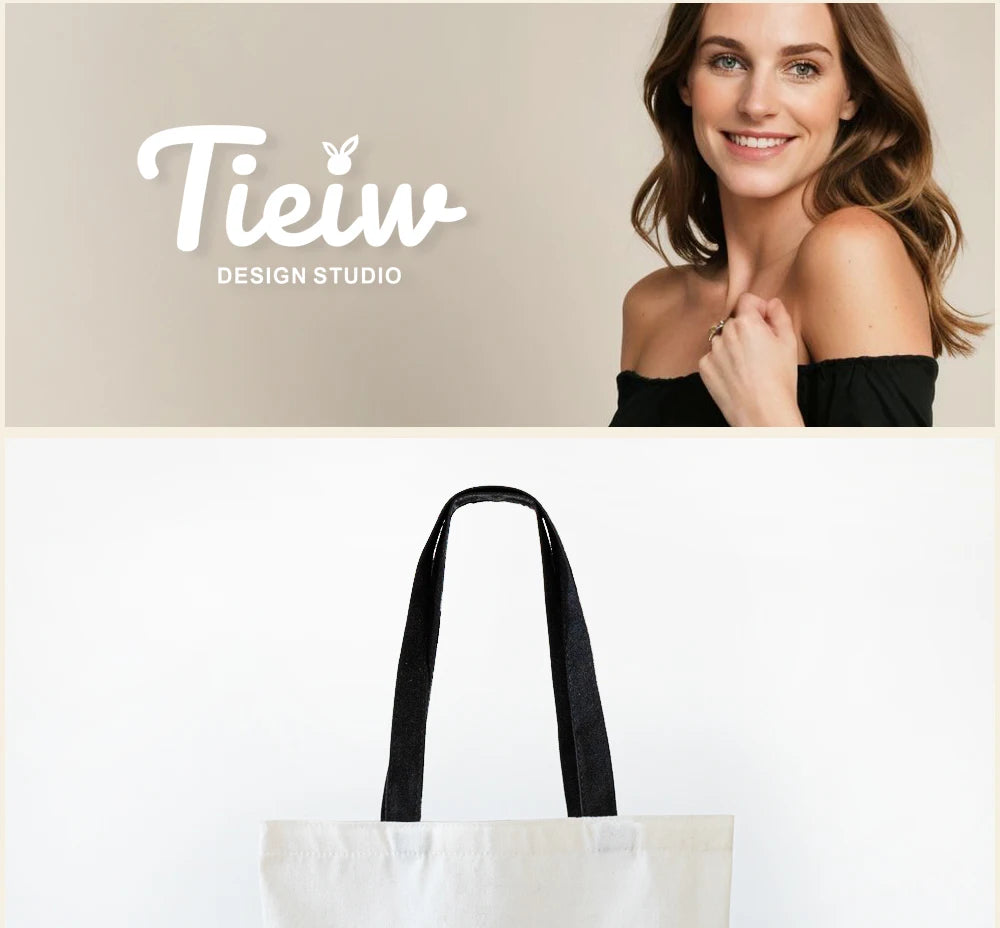 Custom Tote Bag With Name And Heart Personalized Canvas Shopping Bag Eco-Friendly Gift For Bridesmaid Wedding And Birthday