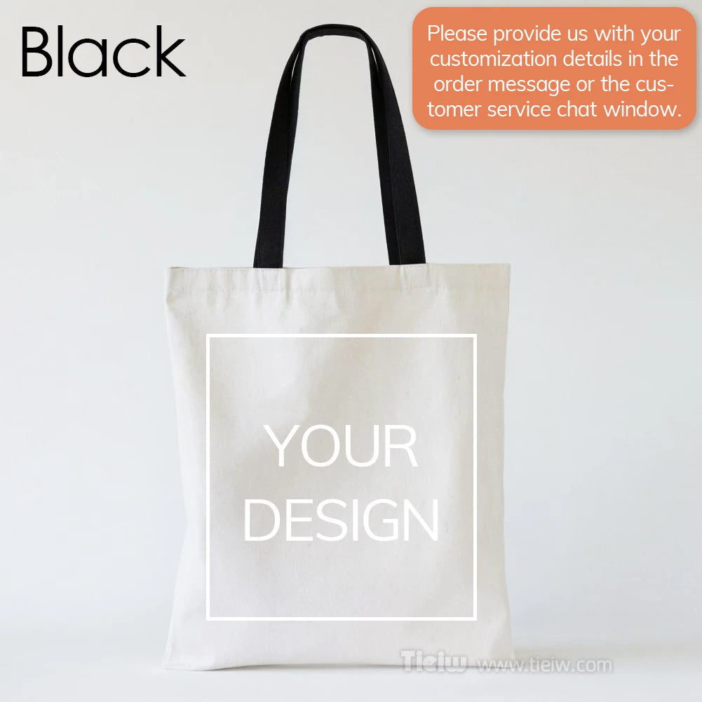 Custom Tote Bag With Name And Heart Personalized Canvas Shopping Bag Eco-Friendly Gift For Bridesmaid Wedding And Birthday
