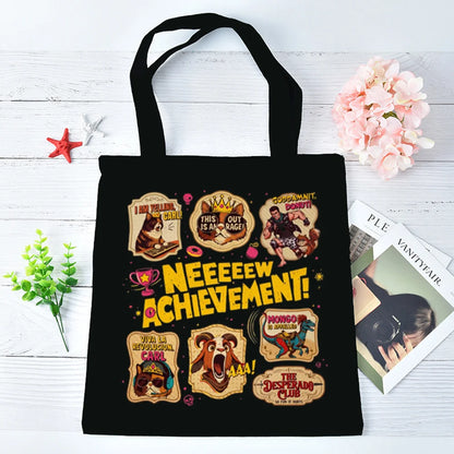 Dungeon Crawler Carl tote bag shopping shopper bolsas de tela totebag foldable femme