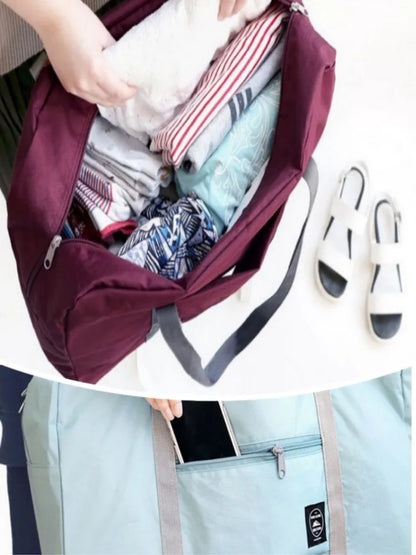 Portable Foldable Travel Duffle Bag Large capacity sports Gym Bag, Lightweight carry on Luggage Duffle Bag coach Bag Travel Bag