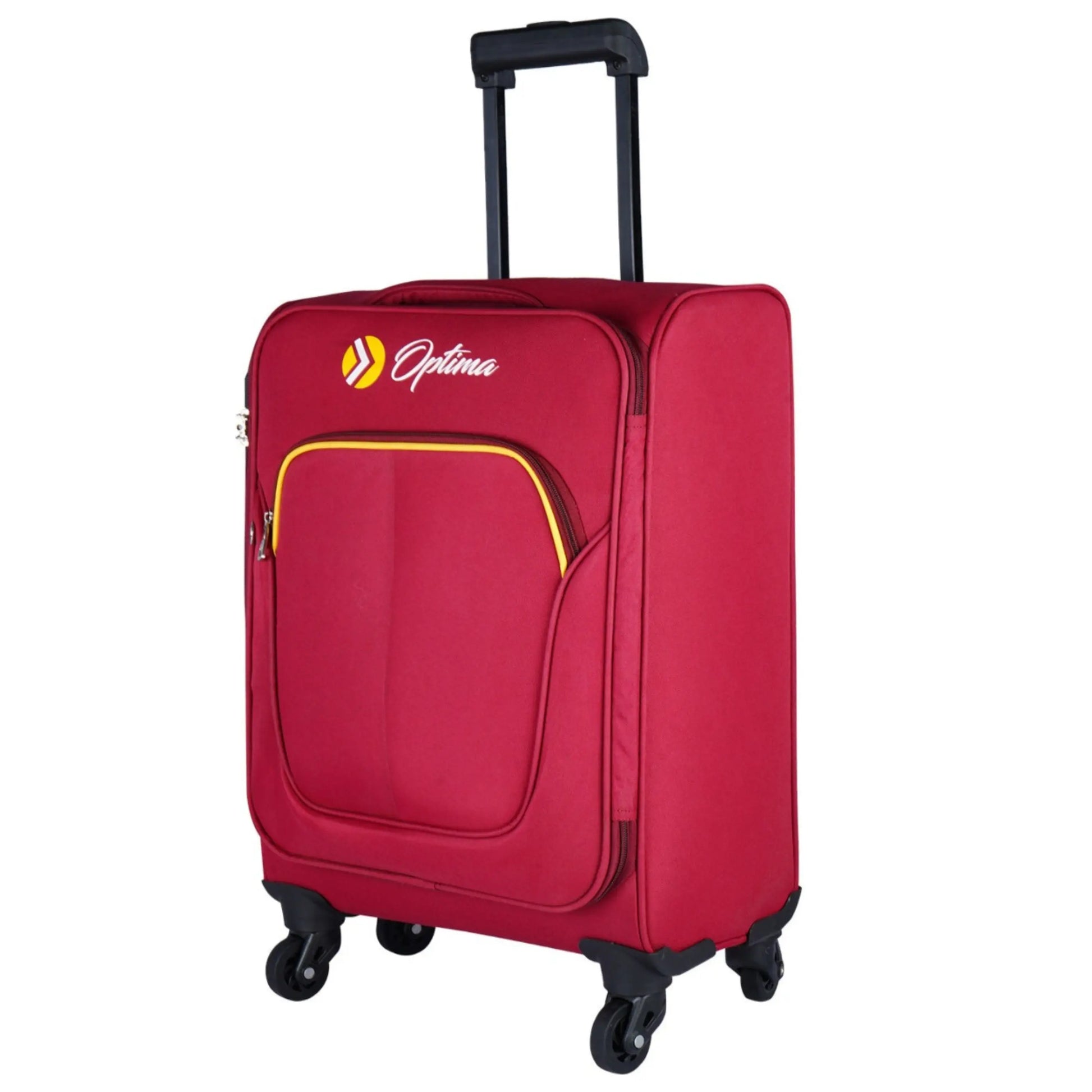 OPTIMA Pasha Softside Expandable Roller Luggage, Black, Carry-On 21-Inch… optima-bags