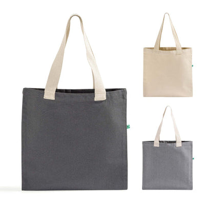 Recycled Canvas Flat Tote Bag / Basic Book Bag - RC869 Optima