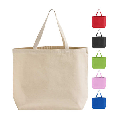 Large Heavy Canvas Tote Bags with Long Web Handles -TG260 Optima