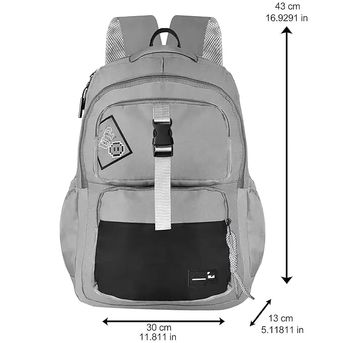 clouds love Laptop Backpacks 15.6 Inch College Cute Bookbag Anti Theft Women Casual backpack for Teen Girls (Grey) Optima