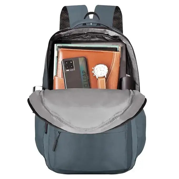 backpack 15 laptop luggage casual bags grey Optima Clouds Love Teen Girls Laptop Backpack - 15.6 Inch Anti-Theft Casual School Bag - Grey