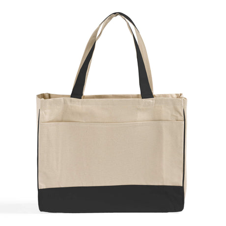 Fancy Tote Bags Canvas with Inside Zipper Pocket Optima