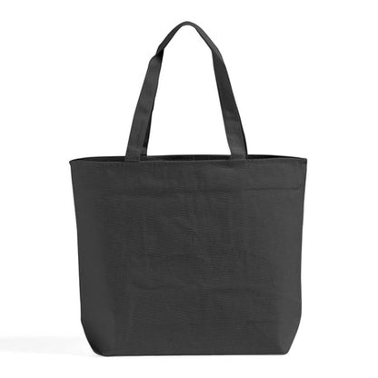 Zippered Canvas Tote Bags with Inside Zippered Pocket - TG261 Optima