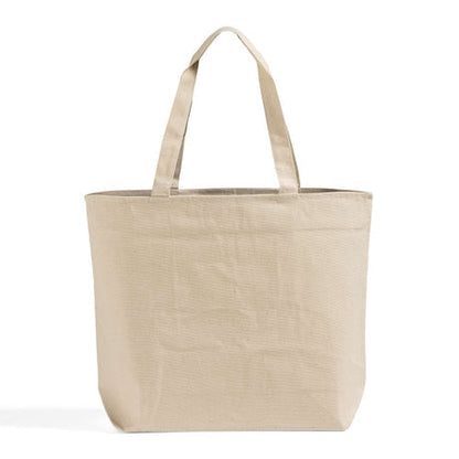 Zippered Canvas Tote Bags with Inside Zippered Pocket - TG261 Optima