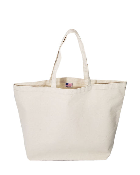 Carry-All Large Canvas Tote Bag - Made in USA Optima
