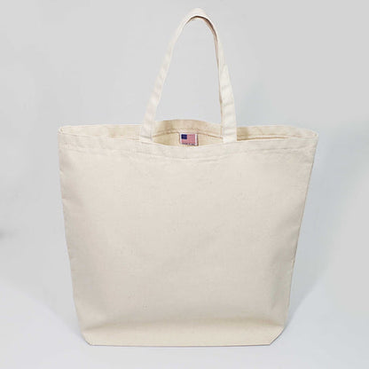 Oversized Canvas Tote Bag - Made in USA Optima