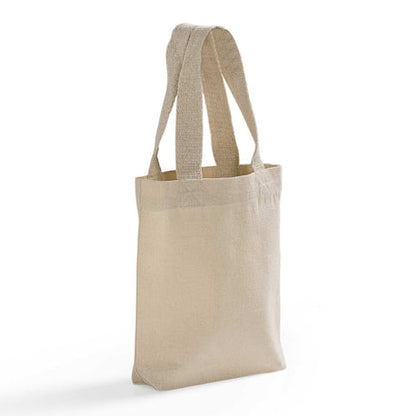 8 in Mini Cotton Canvas Gift Tote Bags - TC208 Optima