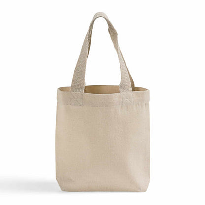 8 in Mini Cotton Canvas Gift Tote Bags - TC208 Optima