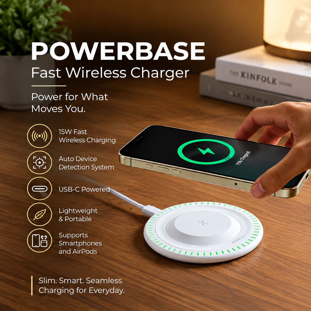 Corporate Diwali Gift Box with Xech Wireless Charger and Smoor Chocolates