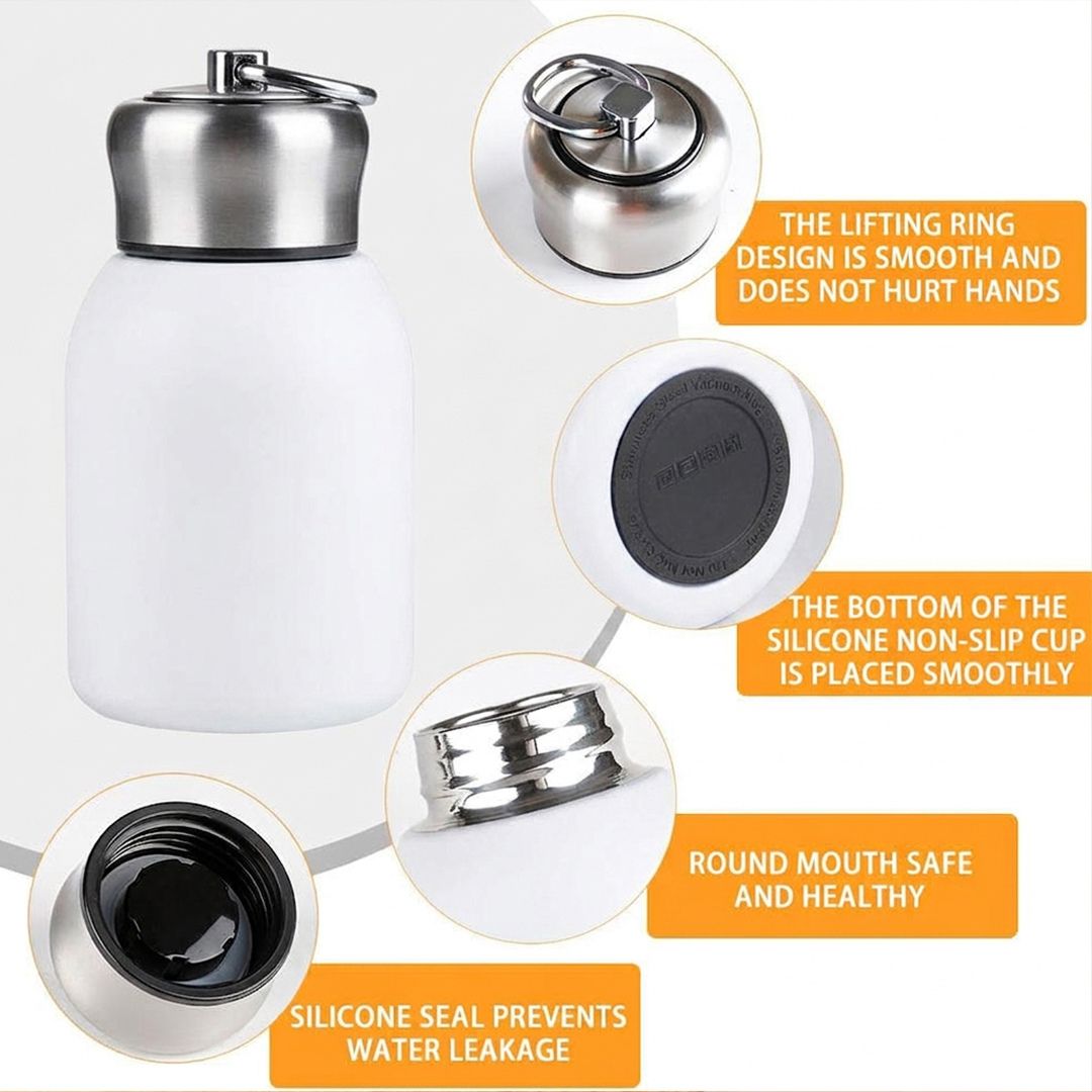 Corporate Diwali Gift Hamper with 300ml Steel Flask and Baklawa