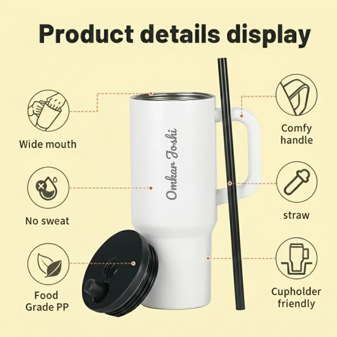 Corporate Diwali Gift Set with 710ml Tumbler, Diffuser and Cookies