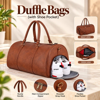 Corporate Diwali Gift Set with PU Leather Duffle, Power Bank and Speaker