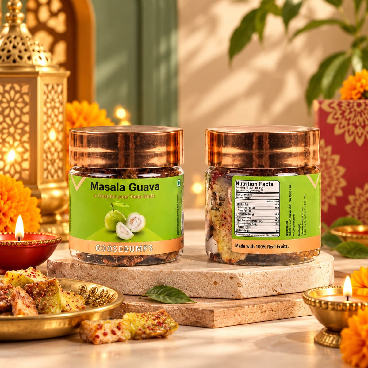 Corporate Diwali Gift Set with Wireless Speaker, Truffles and Masala Fruits