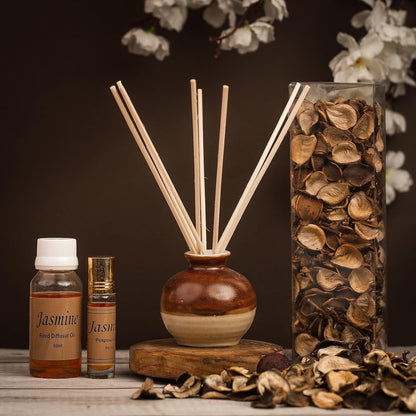 Diwali Gift Box for Colleagues with Reed Diffuser and Ferrero Rocher